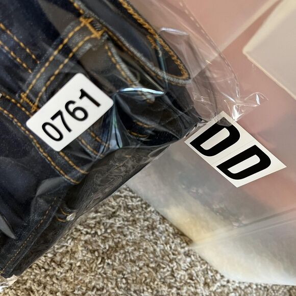 INC International Concepts Denim Bermuda Shorts Womens 6 Dark Wash Raw Hem - Picture 10 of 10